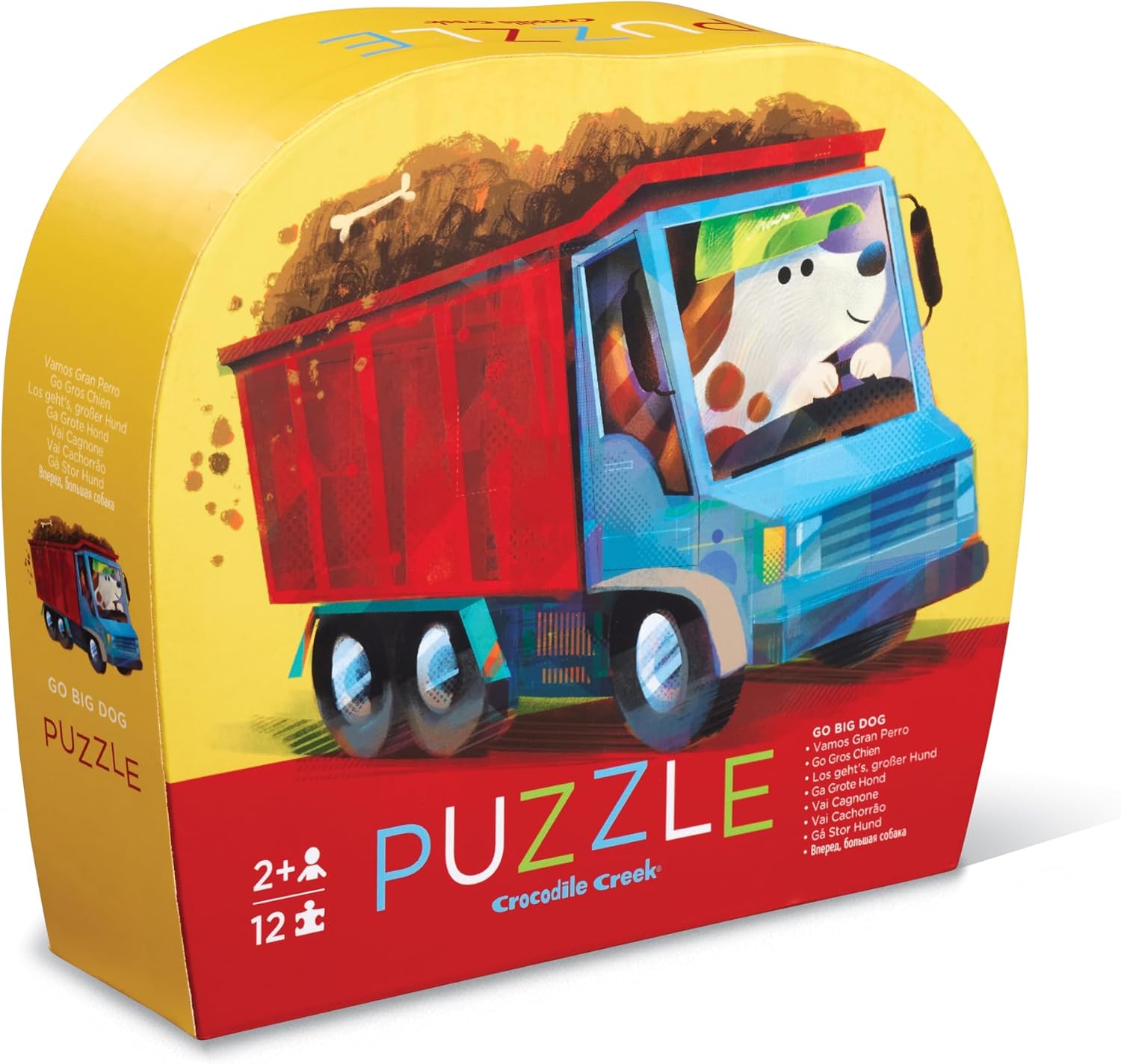 Mini 12pc Puzzle - Go Big Dog