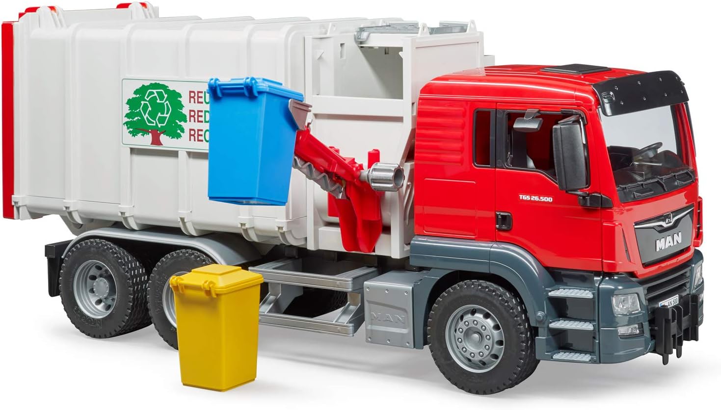 Bruder - BR1:16 MAN TGS Side Loading Garbage Truck (03761)