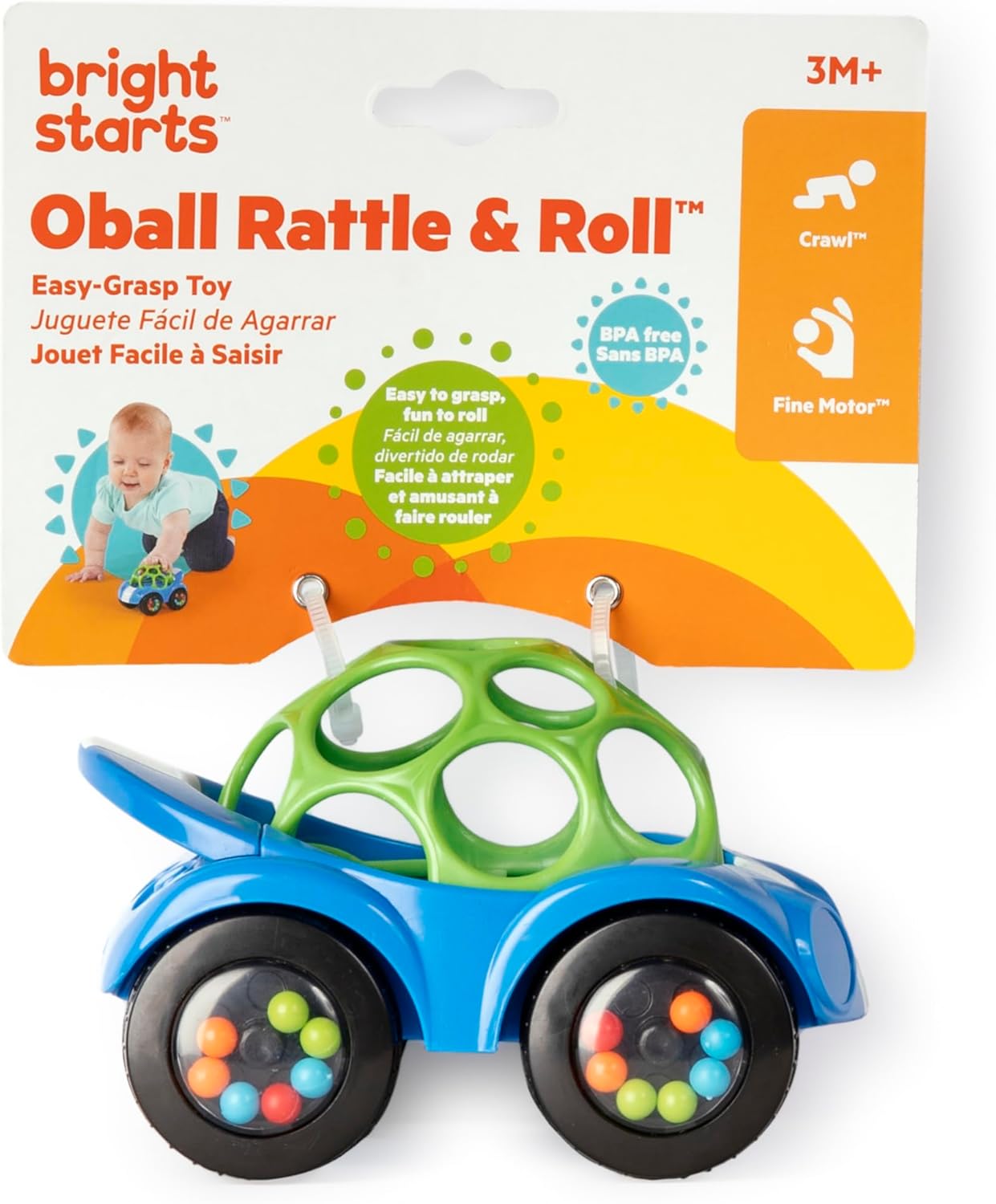 Oball Rattle & Roll Car