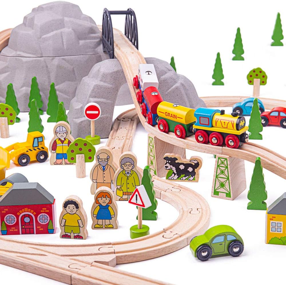 Bigjigs - Mountain Railway Train Set