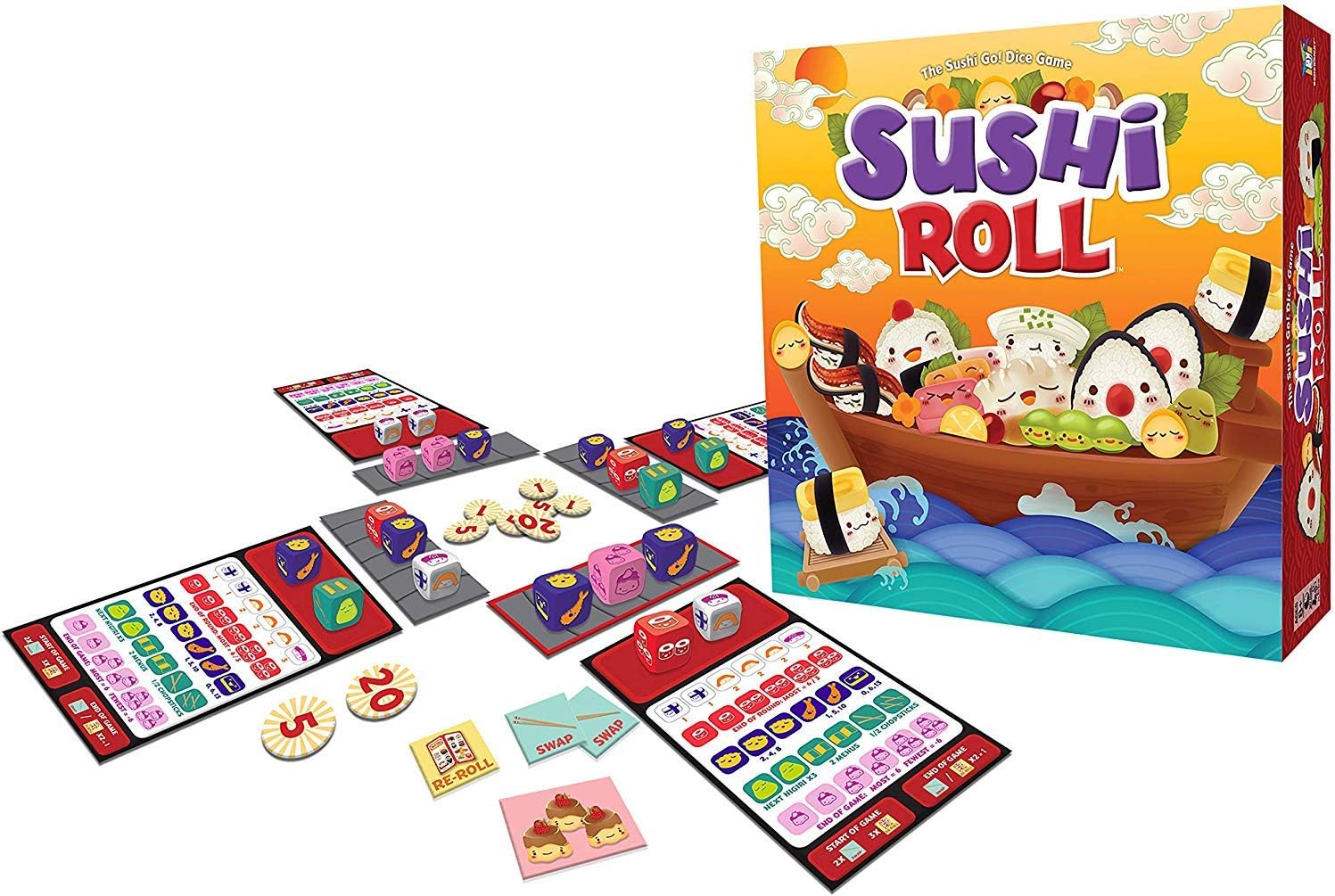 Sushi Roll - Sushi Go Dice Games