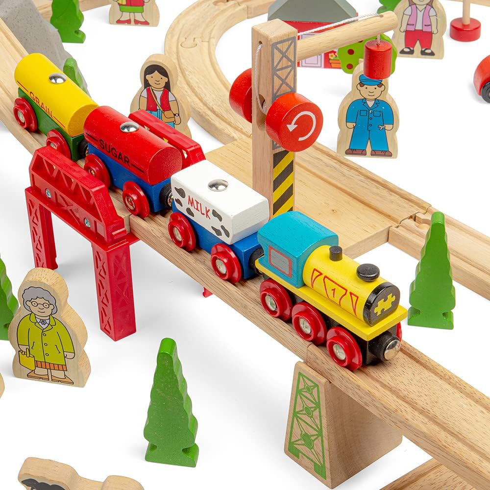 Bigjigs - Mountain Railway Train Set