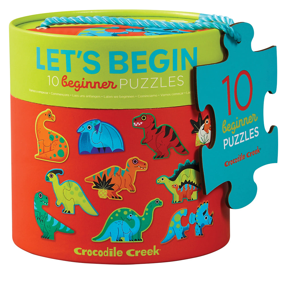 Let's Begin Puzzle 2pc - Dinosaurs