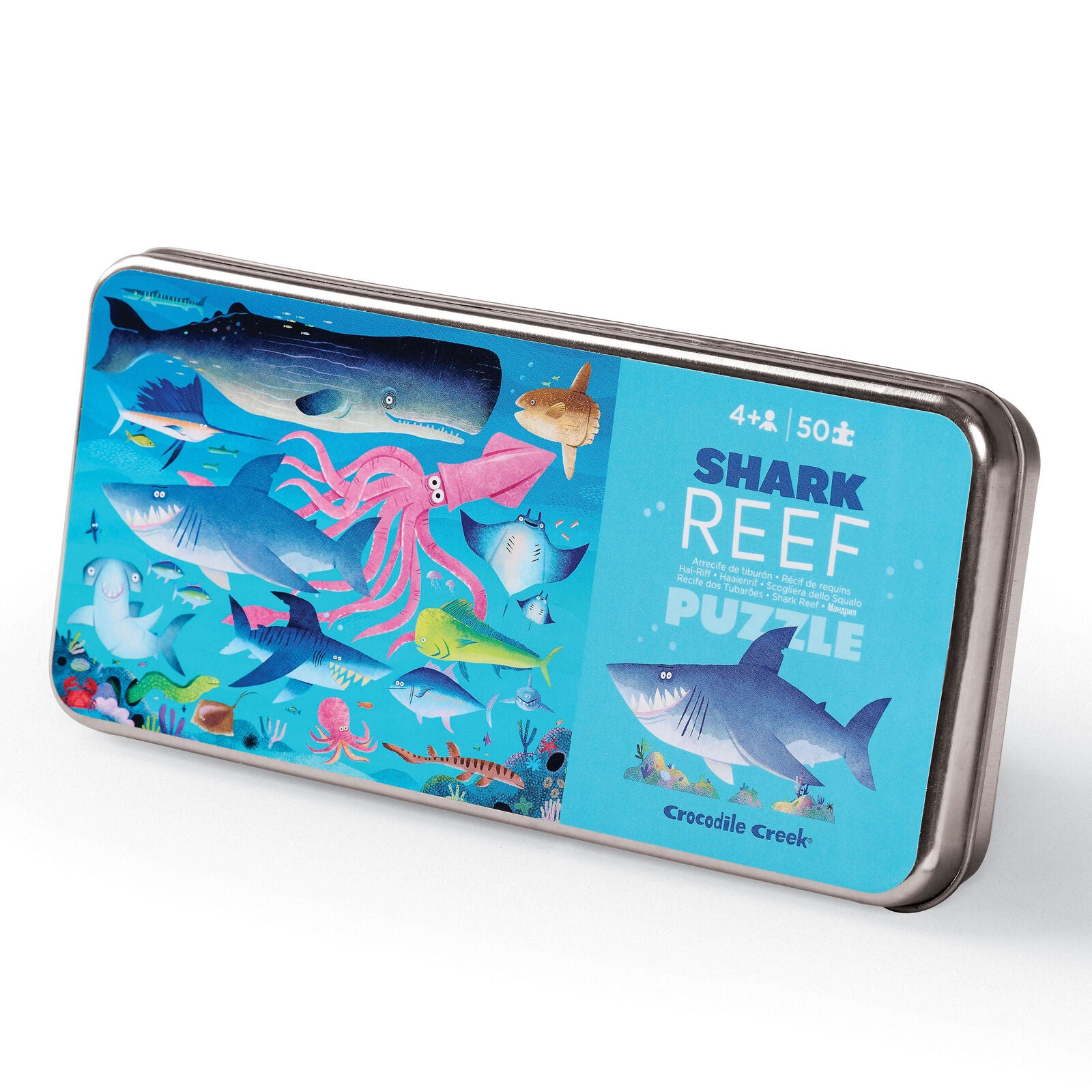 Tin Puzzle 50pc - Shark Reef