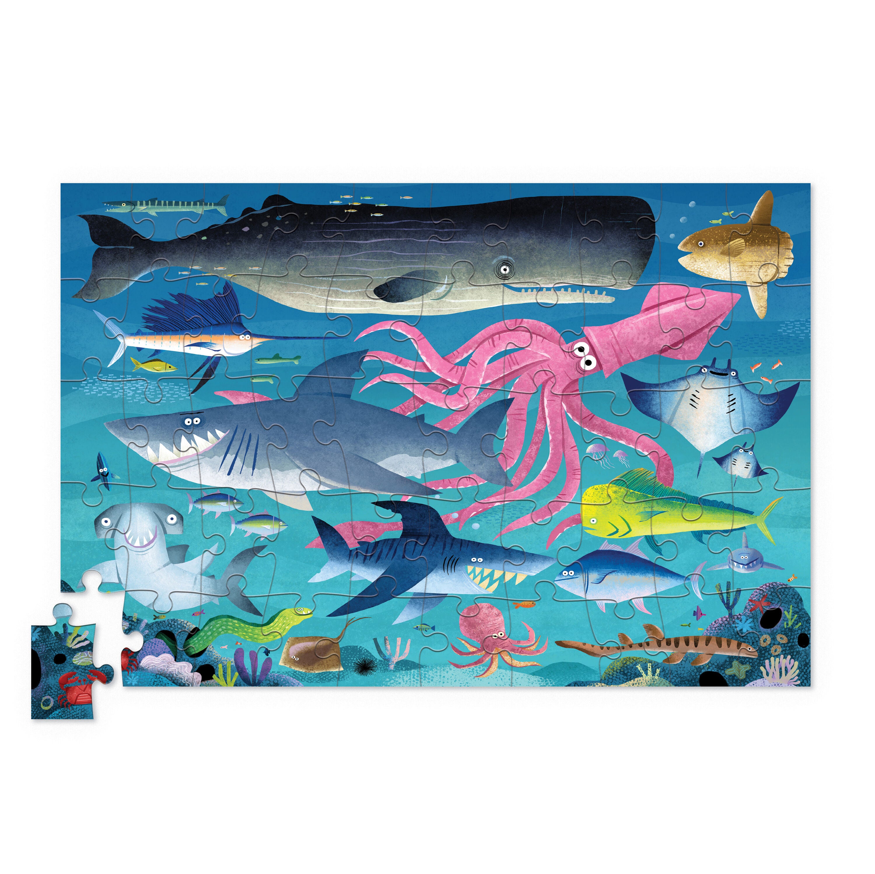 Tin Puzzle 50pc - Shark Reef