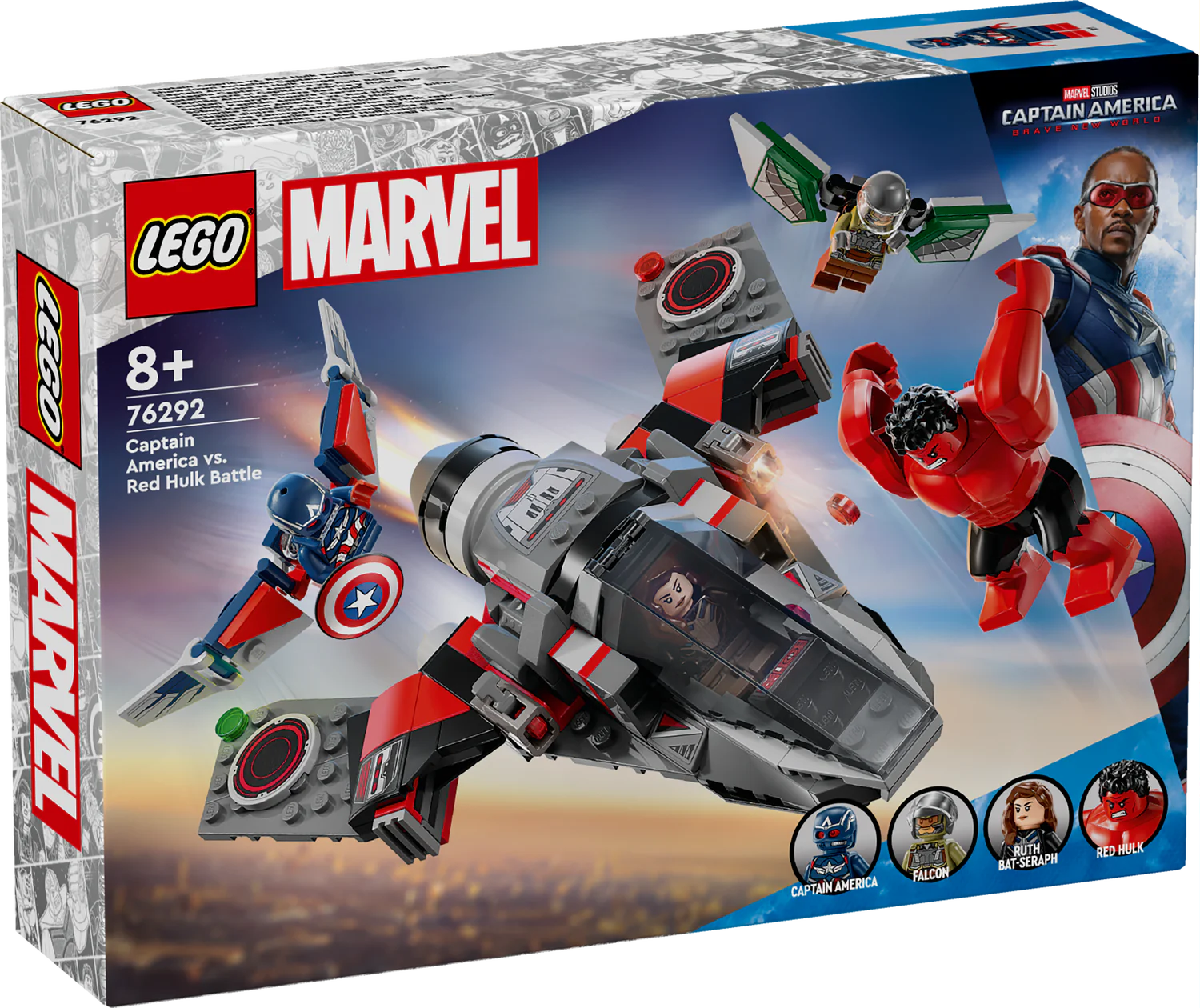 Marvel Captain America vs. Red Hulk Battle (76292)