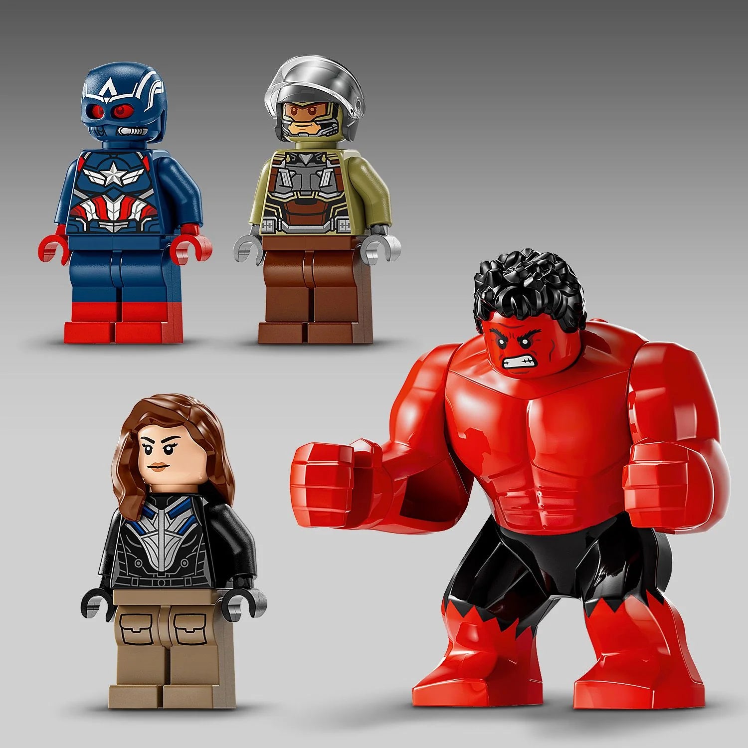 Marvel Captain America vs. Red Hulk Battle (76292)