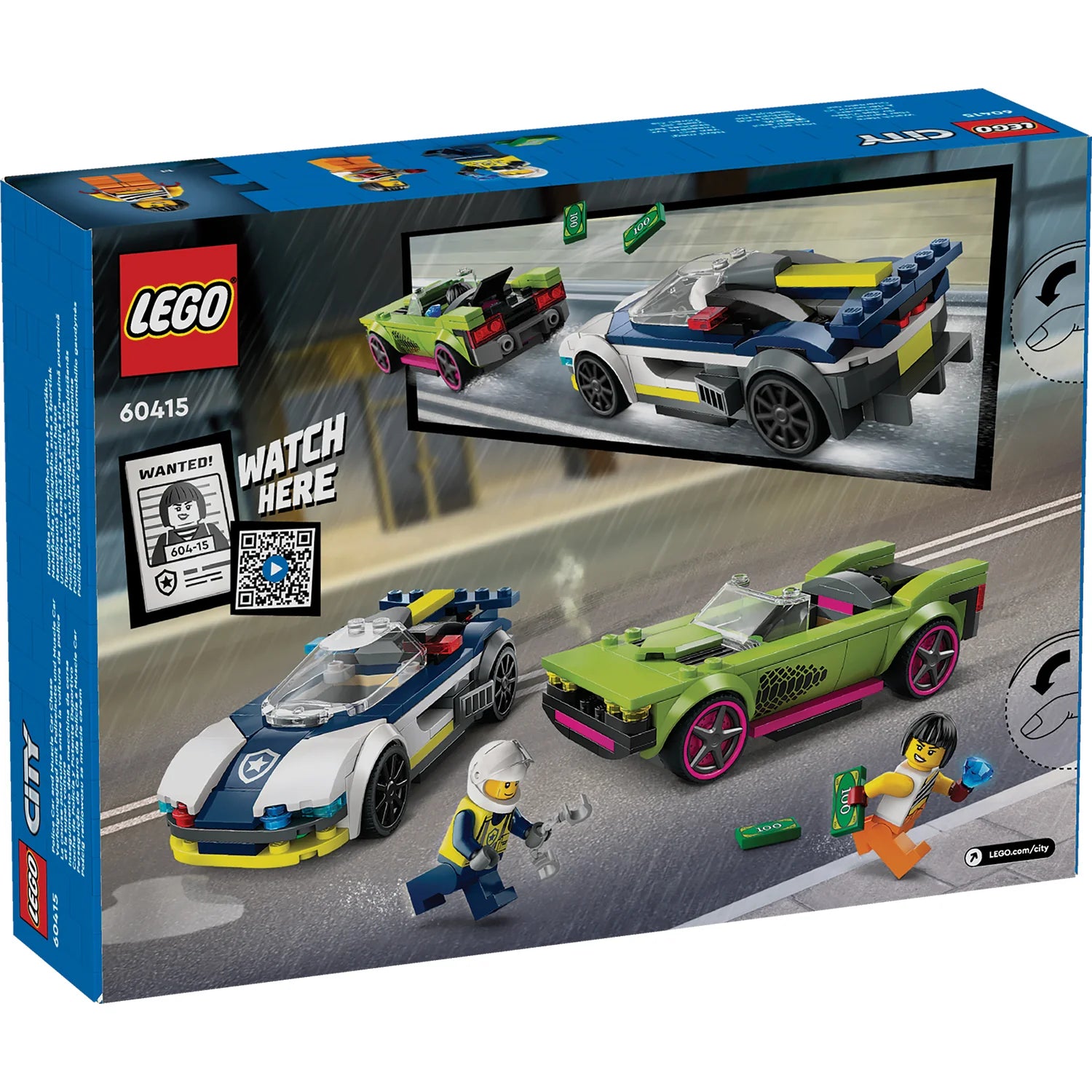 LEGO® City - Police Car and Muscle Car Chase (60415)