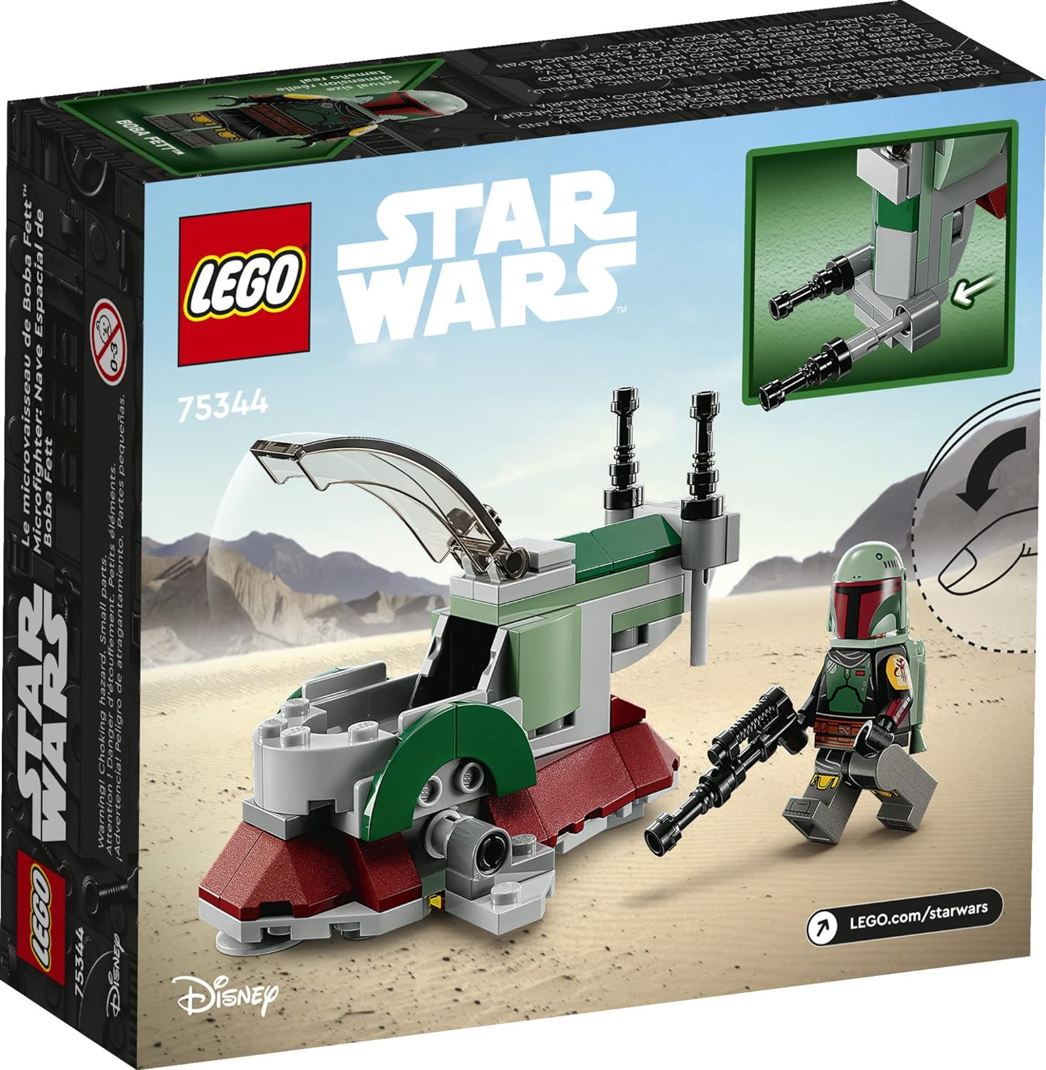 LEGO® Star Wars™ - Boba Fett's Starship™ Microfighter (75344)