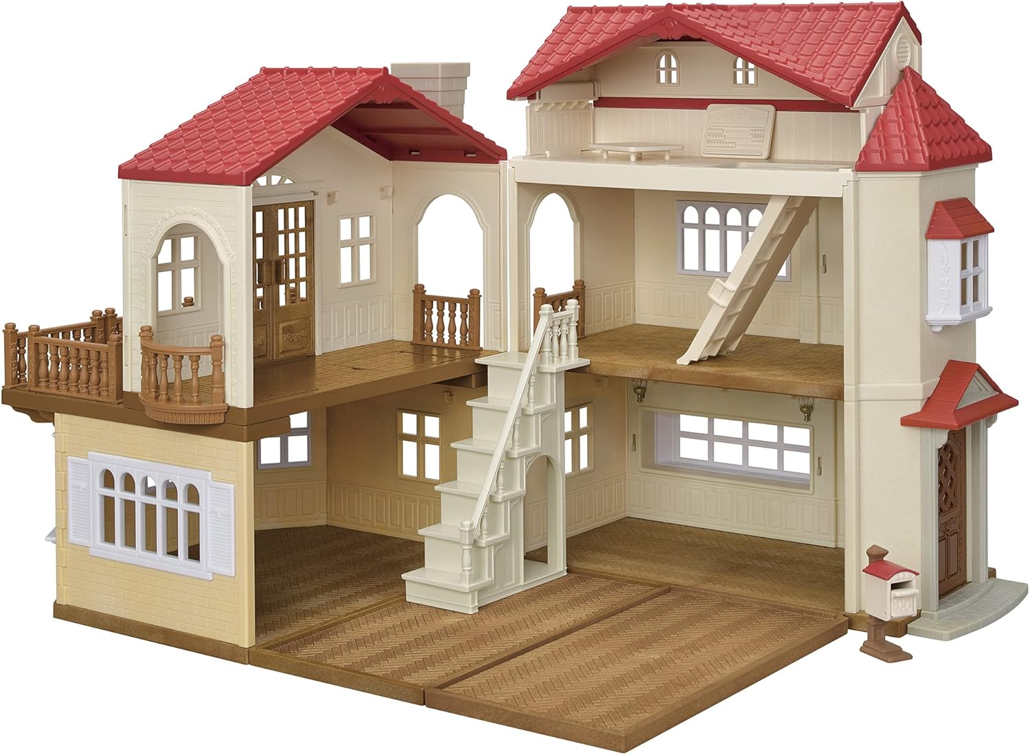 Sylvanian Families - Red Roof Country Home with Secret Attic Playroom