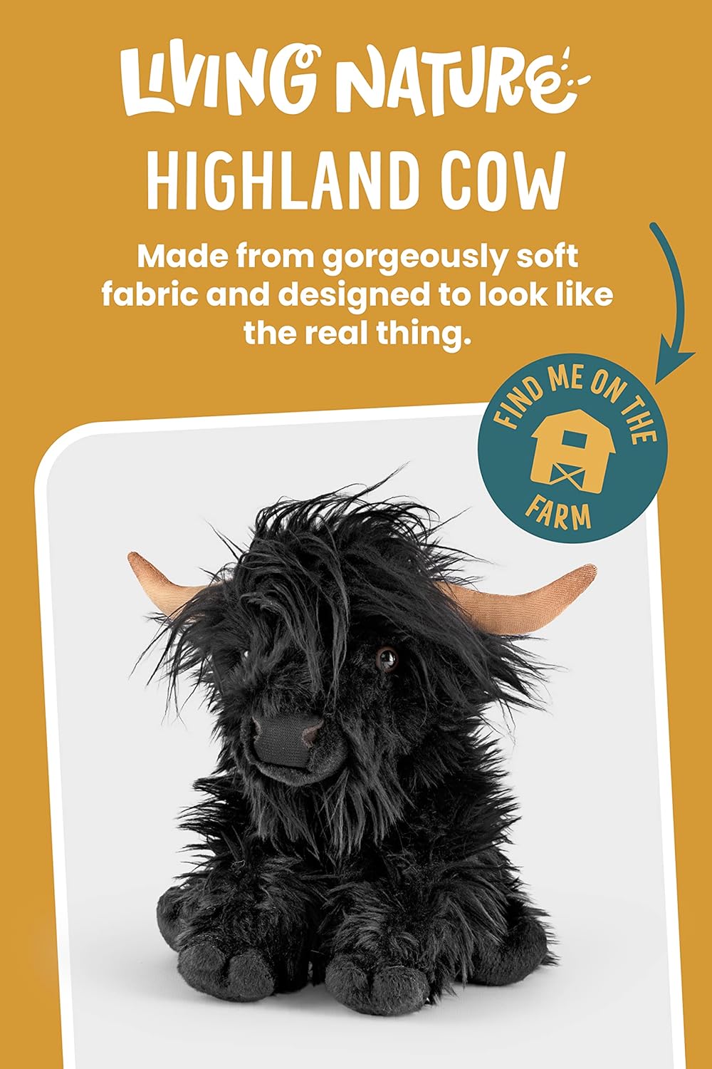 Black Highland Cow with Sound