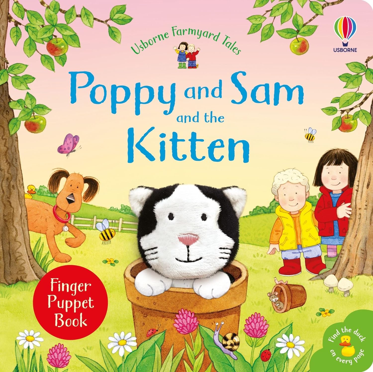 Farmyard Tales - Poppy and Sam and the Kitten - Finger Puppet Book