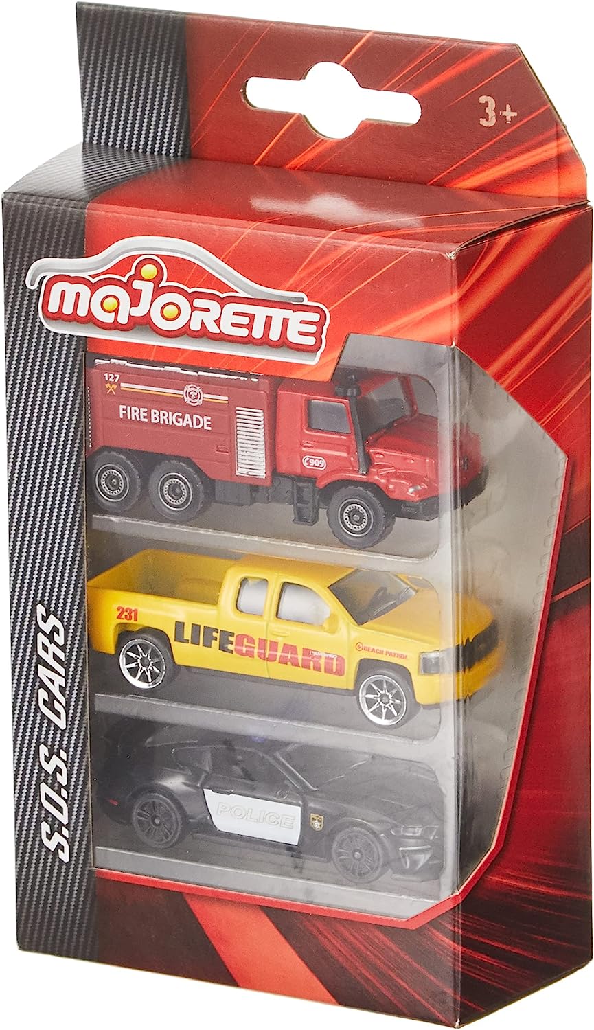 Majorette - International SOS Cars - 3 Pack