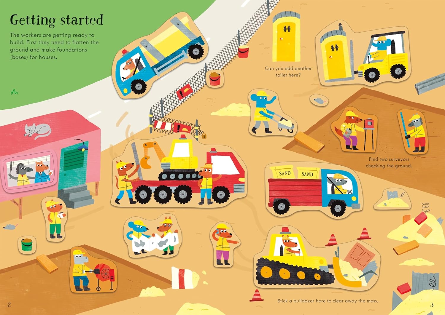 Little First Sticker Book - Building Site