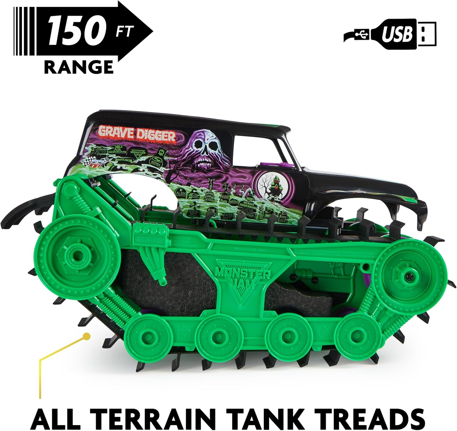 Monster Jam Radio Control - Grave Digger Trax