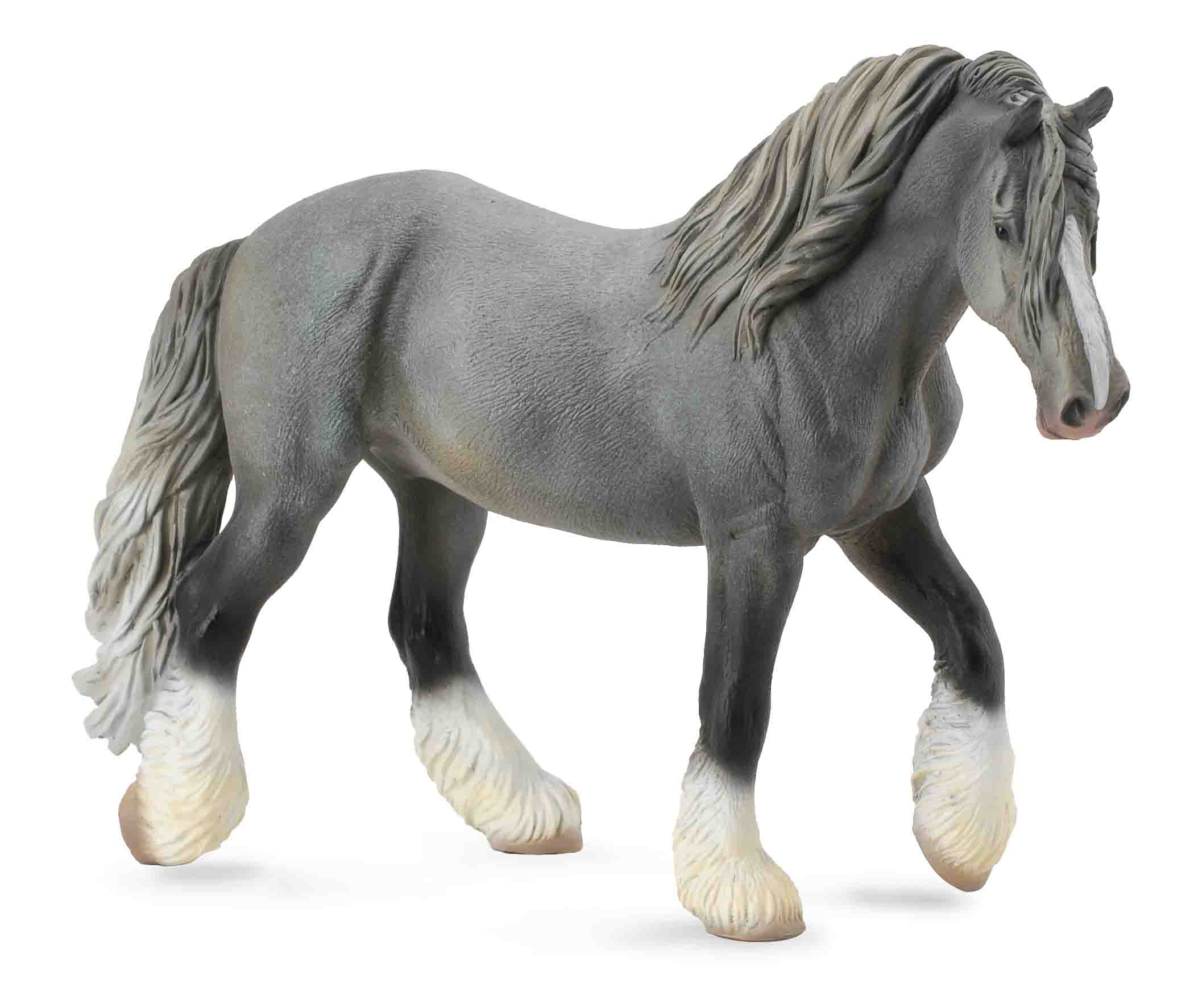 CollectA - Horses - Shire Horse Mare - Grey (XL) (88574)