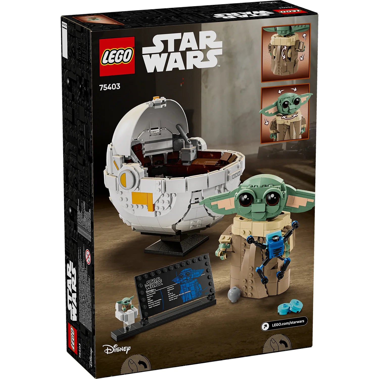 Star Wars™ Grogu™ with Hover Pram (75403)