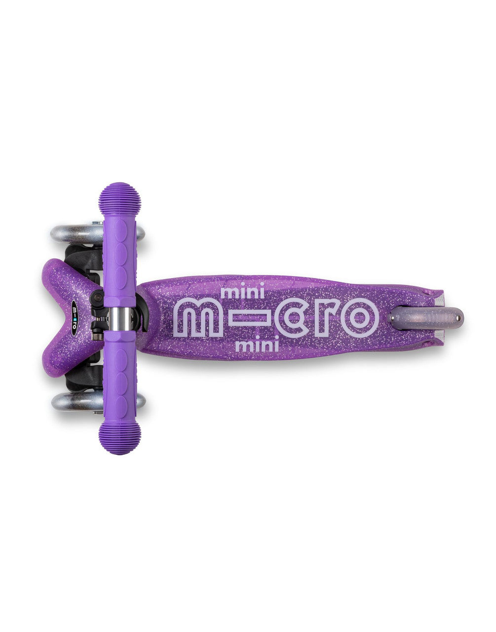 Micro Mini Deluxe Scooter - LED Light Up Wheels - Fairy Glitter Purple 2-5 years