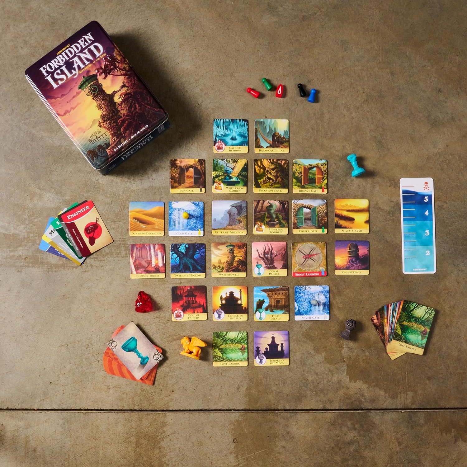 Forbidden Island (Tin) - A Co-operative Game