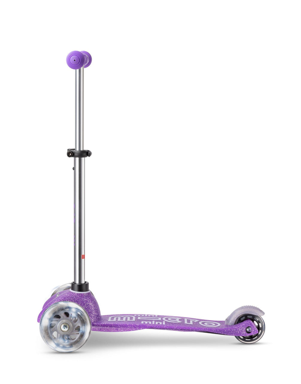 Micro Mini Deluxe Scooter - LED Light Up Wheels - Fairy Glitter Purple 2-5 years