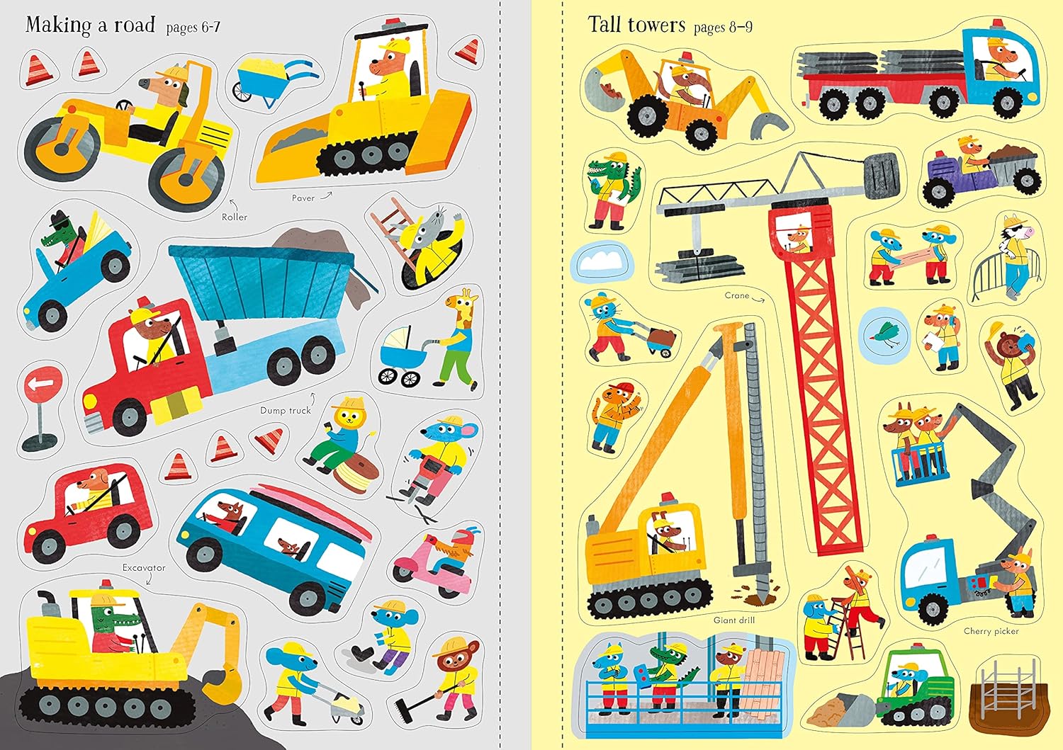 Little First Sticker Book - Building Site