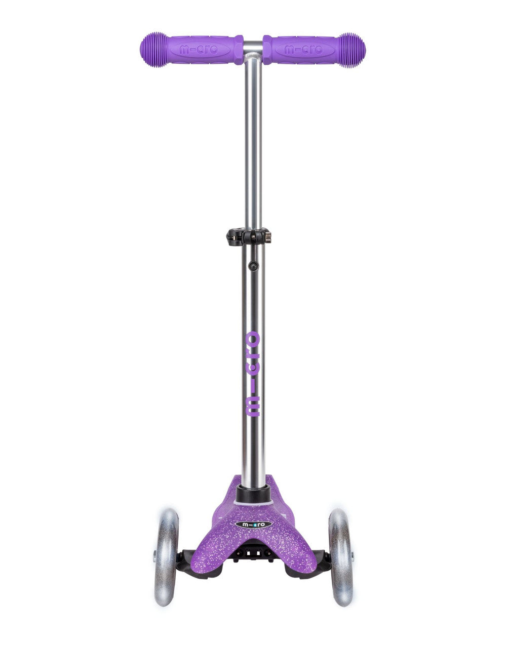 Micro Mini Deluxe Scooter - LED Light Up Wheels - Fairy Glitter Purple 2-5 years