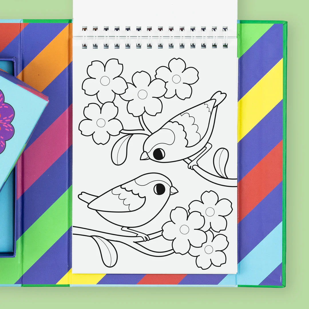 Colour Change Colouring Set - Garden Friends