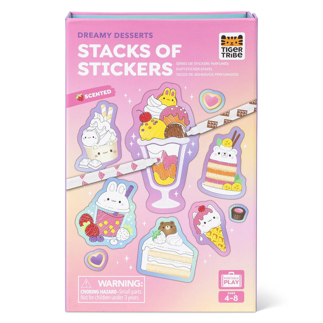 Scented Stacks of Stickers - Dreamy Desserts