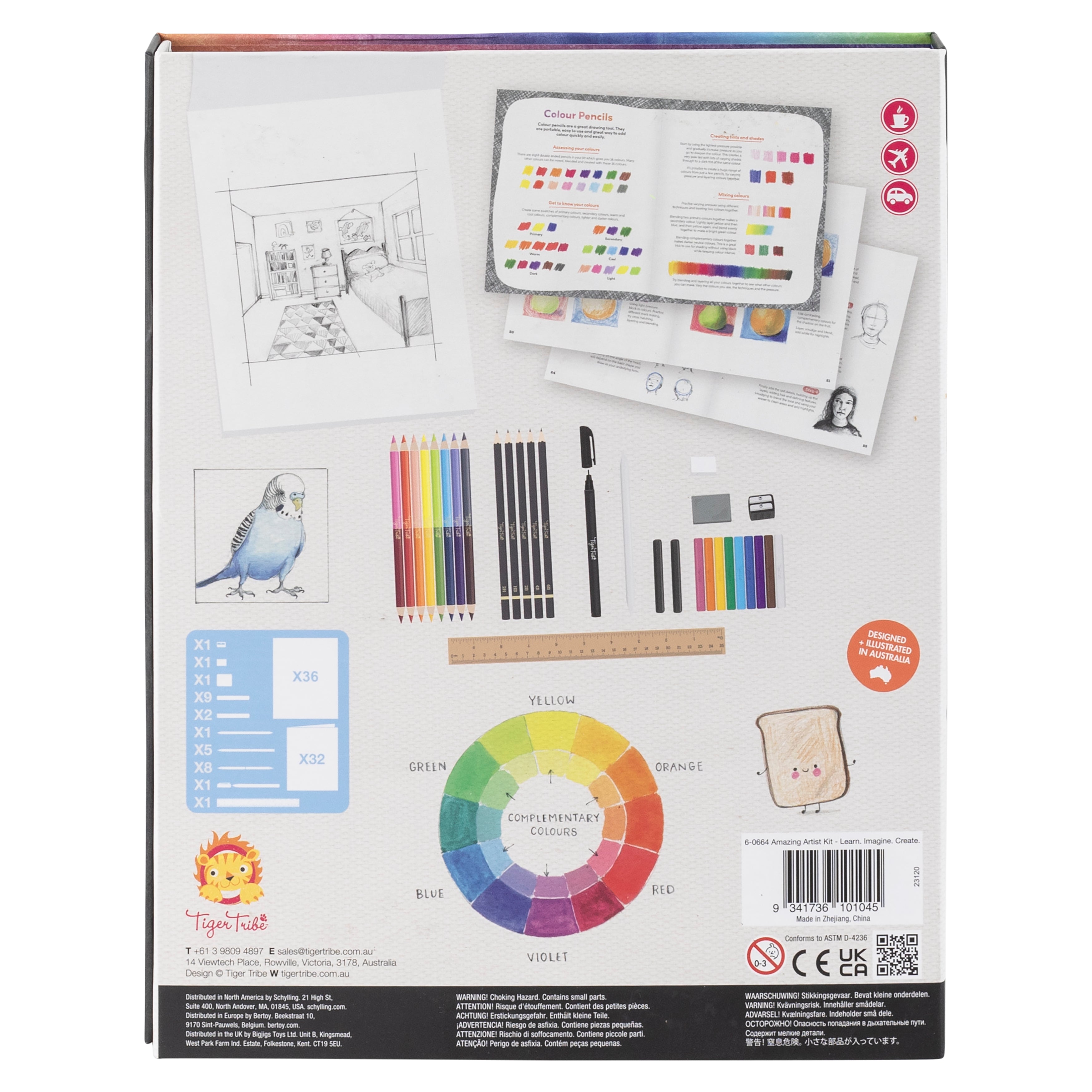 Tiger Tribe - Amazing Artist Kit - Learn. Imagine. Create.