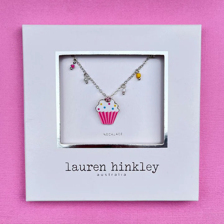 Tea Party Cupcake Necklace