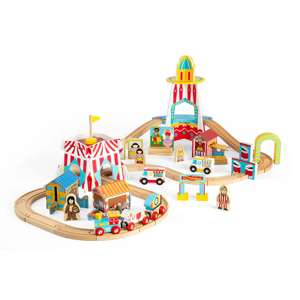 Bigjigs - Fun Fair Train Set