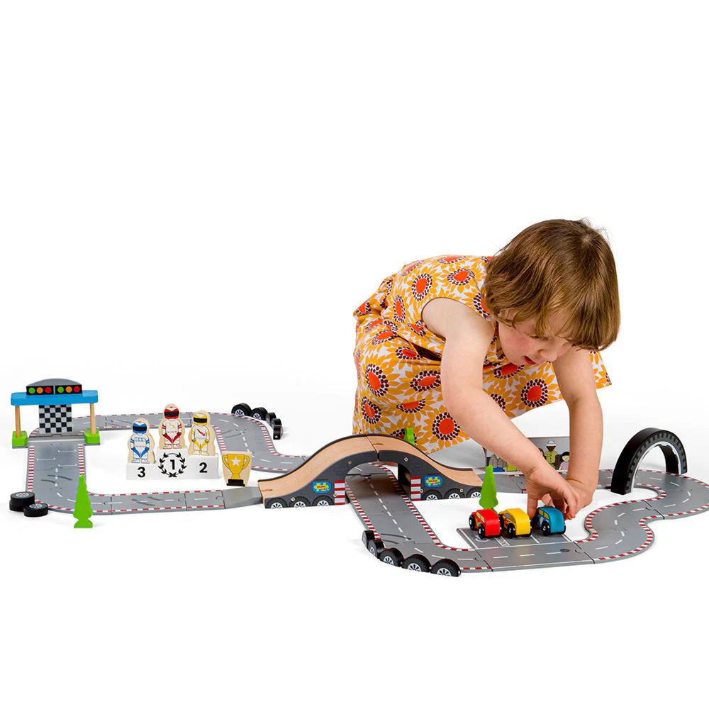 Bigjigs - Railway Race Day Set