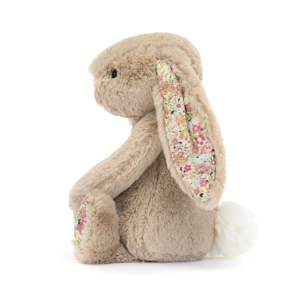 Jellycat - Blossom Bea Bashful Beige Bunny (Small) - Toot Toot Toys