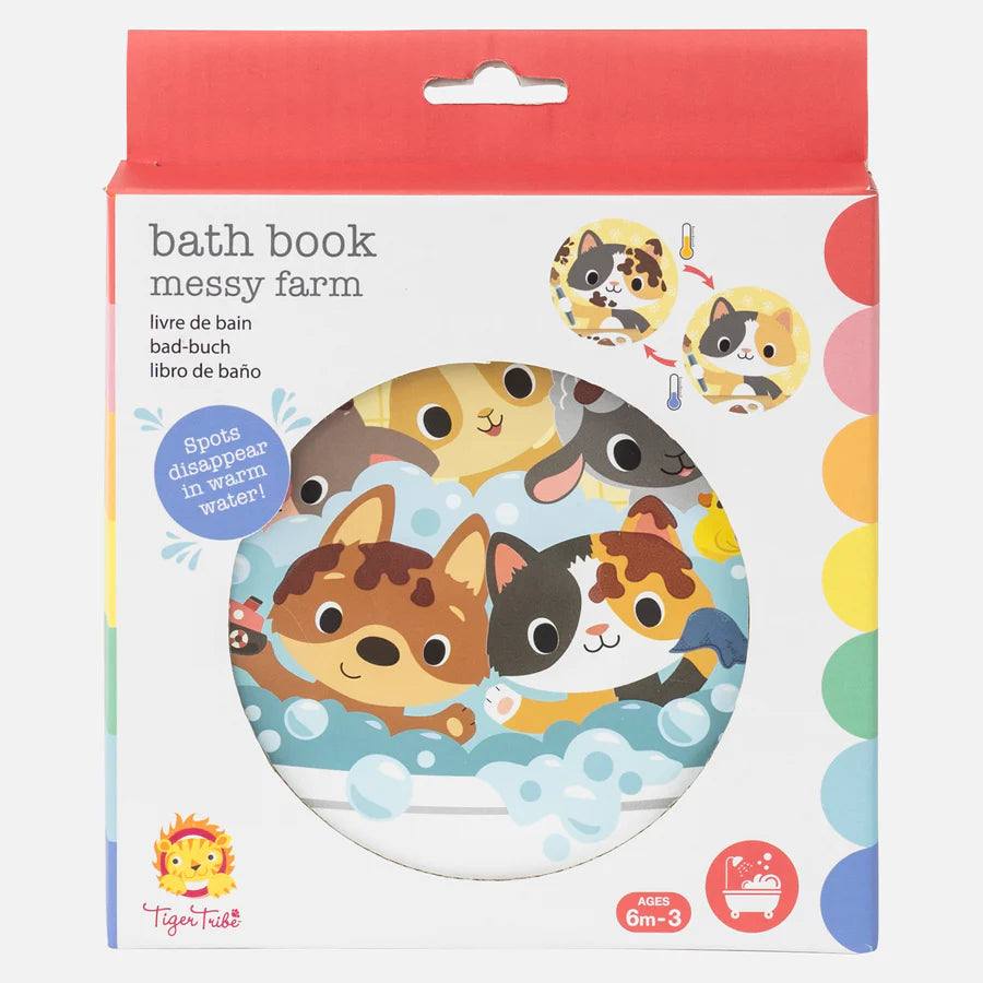 Tiger Tribe - Bath Book - Messy Farm