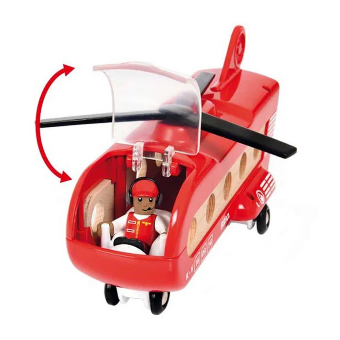 BRIO - Cargo Transport Helicopter (8 Pieces) (33886)