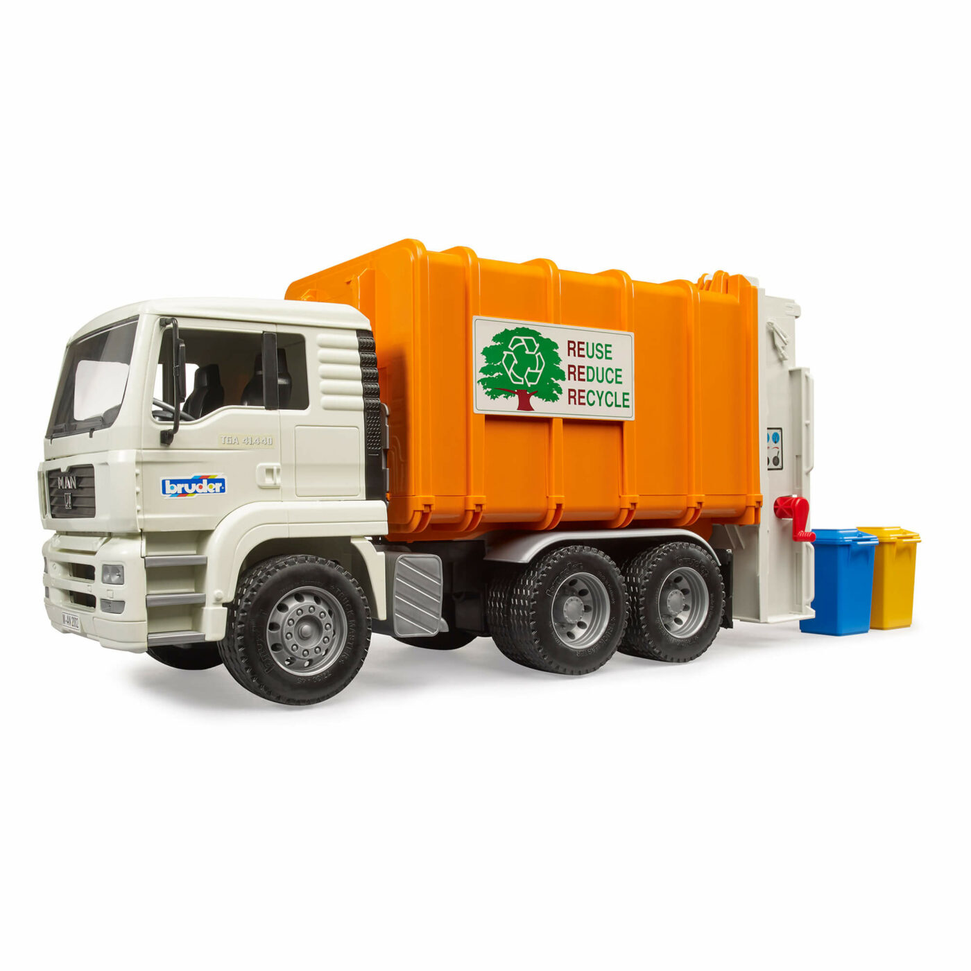 Bruder - 1:16 MAN TGA Rear Loading Garbage Truck (02772) - Toot Toot Toys