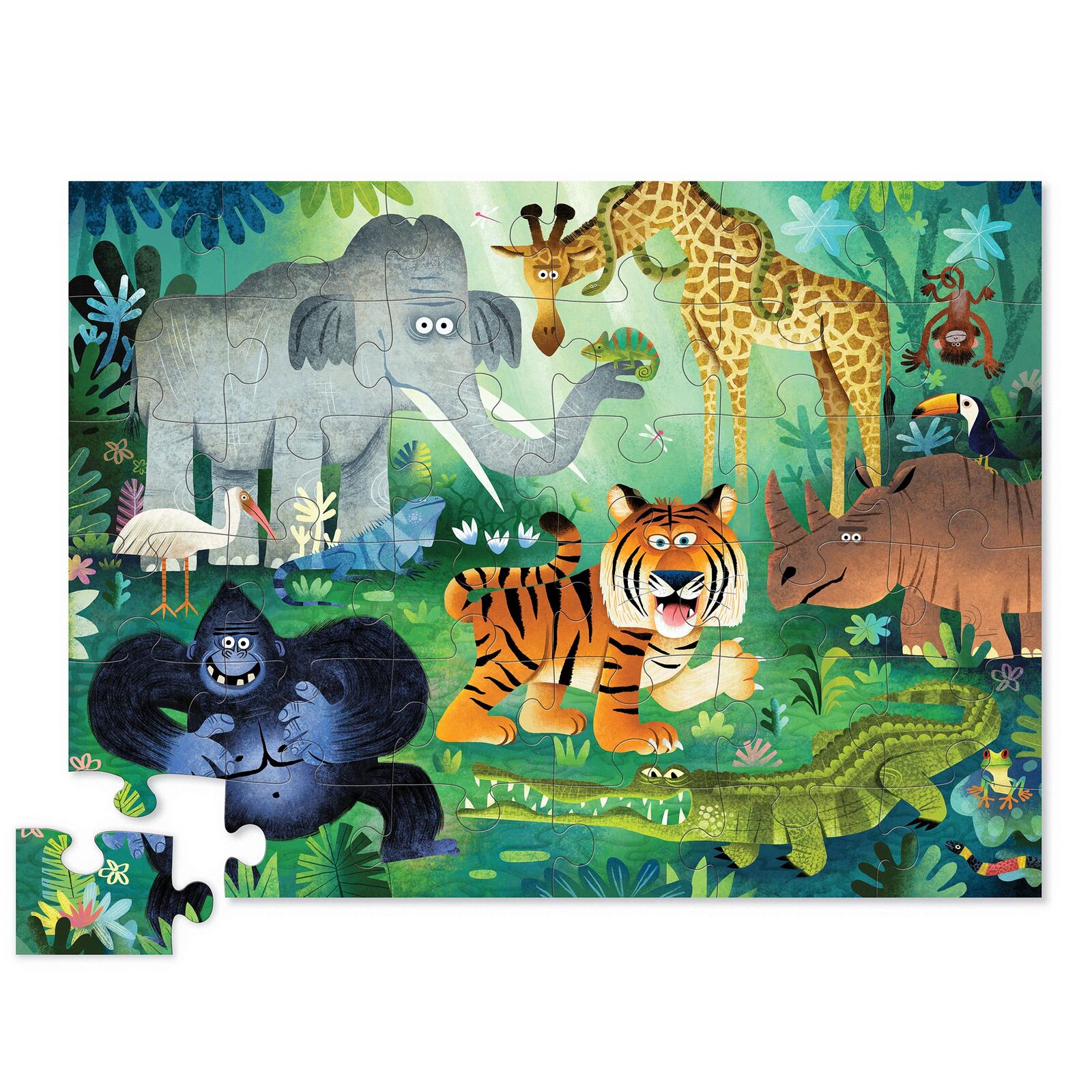 Classic Floor Puzzle 36pc - Wild Kingdom