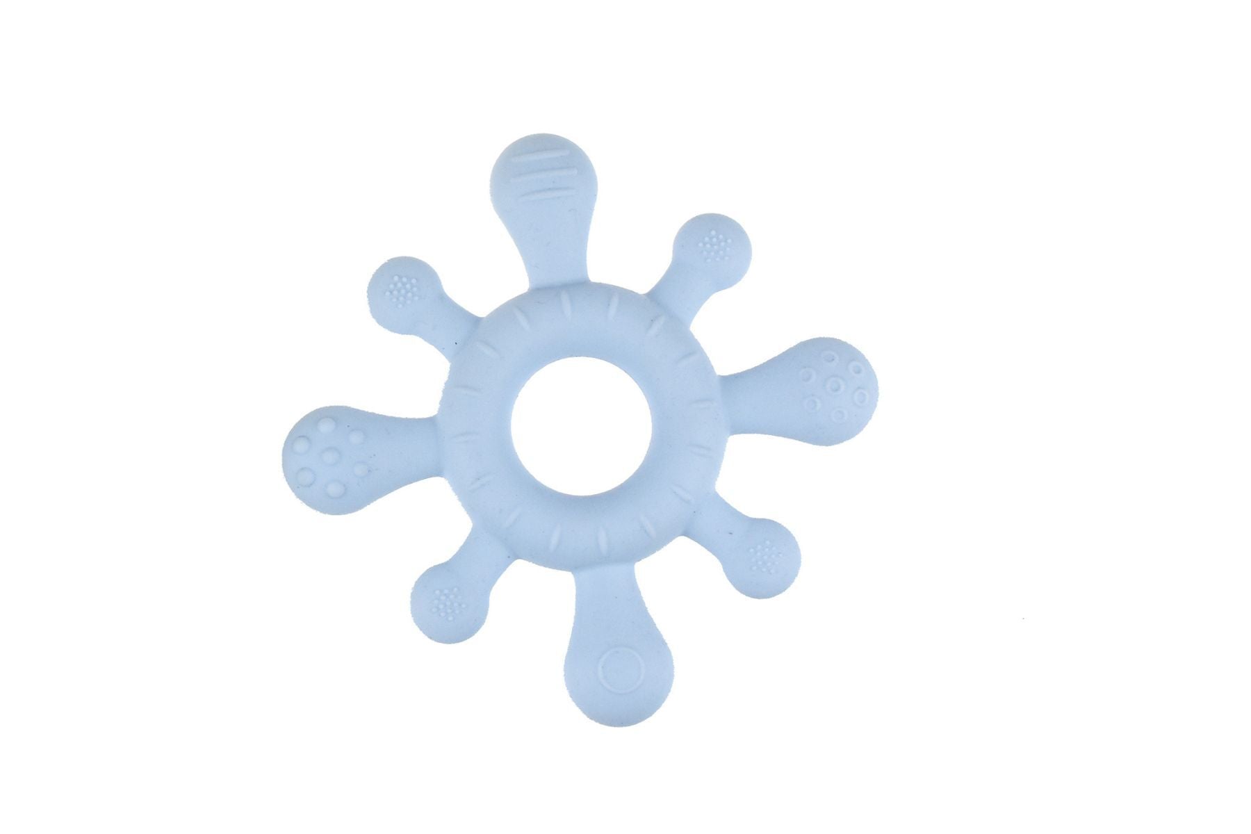 Sensory Silicone Teether - Blue Splash