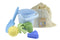 6 Pce Silicone Beach Set - Blue Sundae