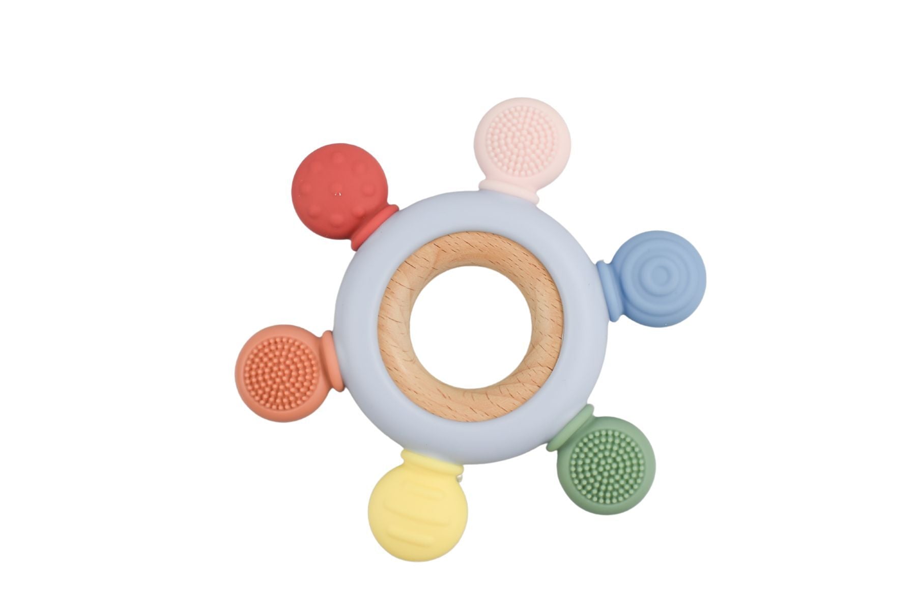 Koala Dream - Silicone & Wooden Multi-Surface Teething Ring