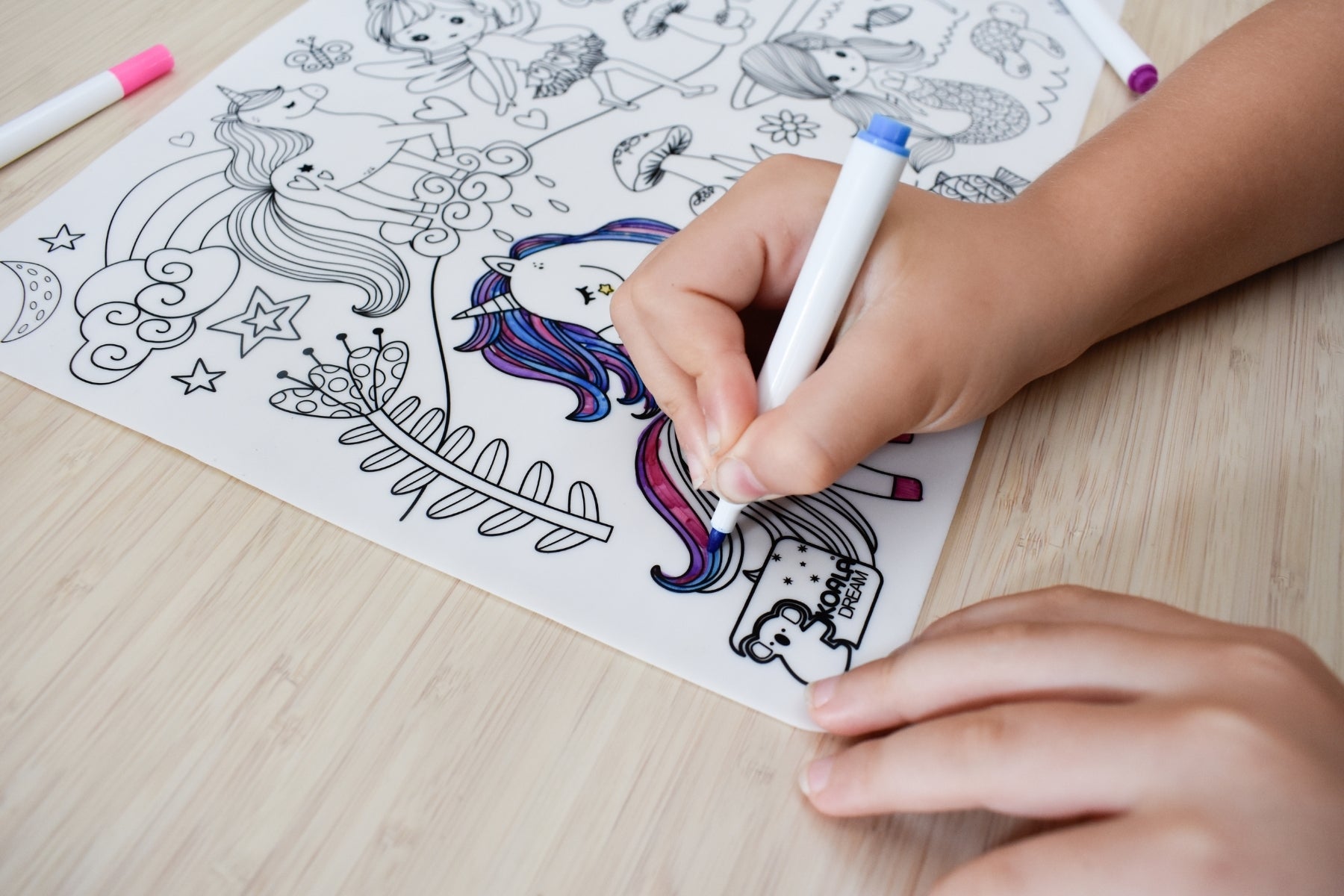 Koala Dream - Reusable Silicone Drawing Mat - Enchanted Kingdom