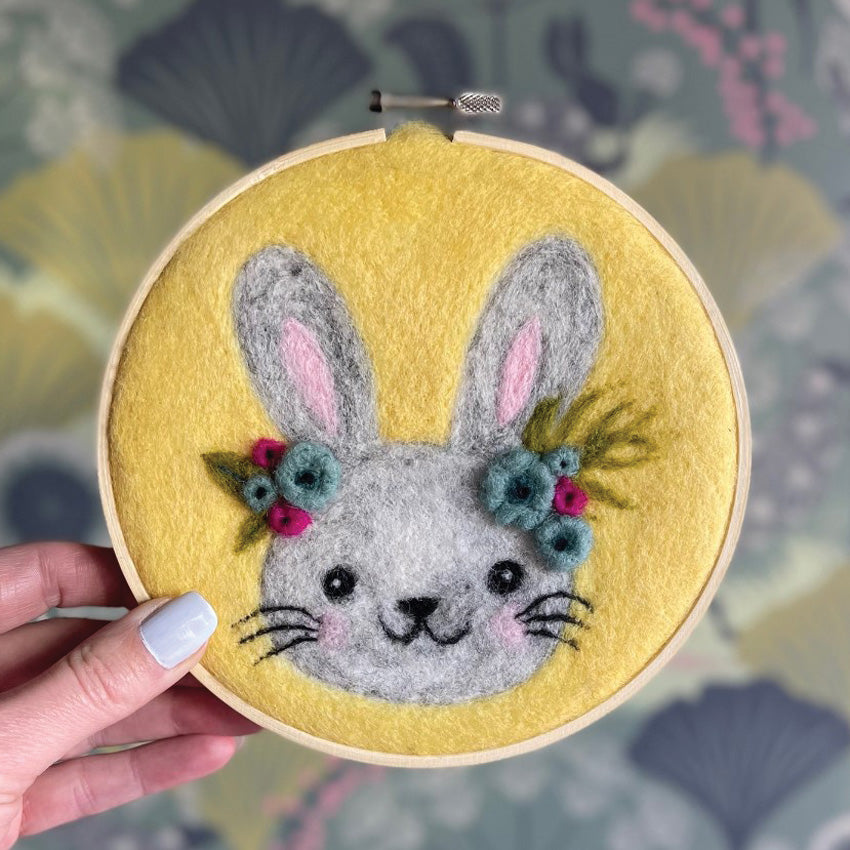 Bunny Hoop Needle Felt