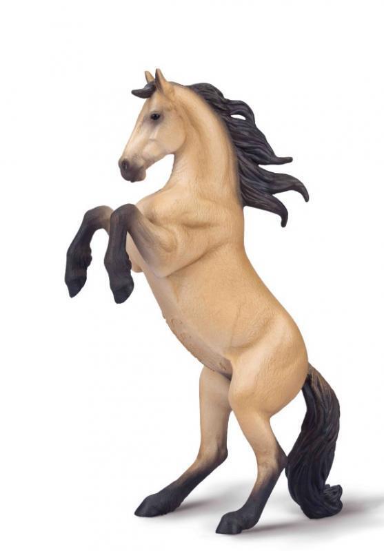 Warlander Mare - Buckskin - Rearing, Extra Large (80013)