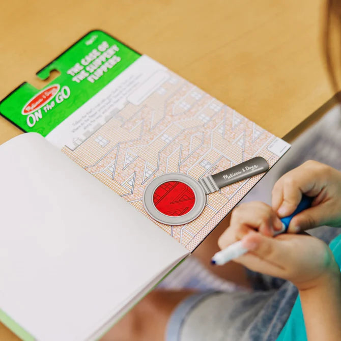 Melissa & Doug – On the Go - Game Book - Secret Decoder - The Slippery Flippers - Toot Toot Toys