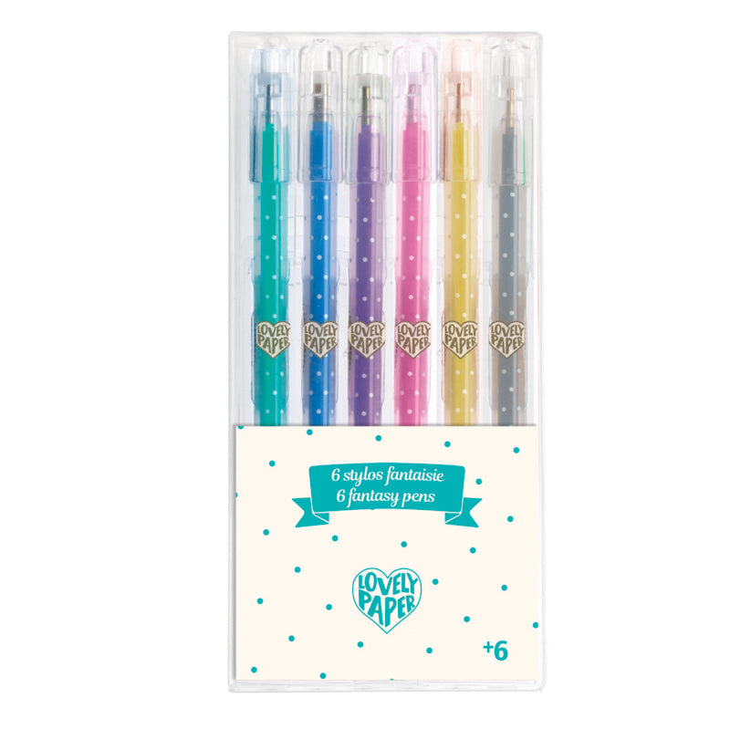 Glitter Gel Pens (6pc)