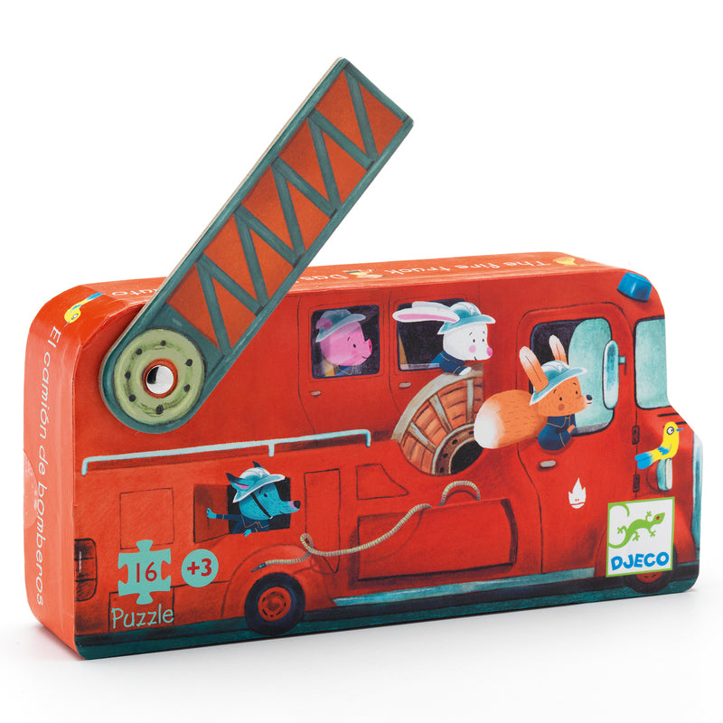 Djeco - The Fire Truck 16pc