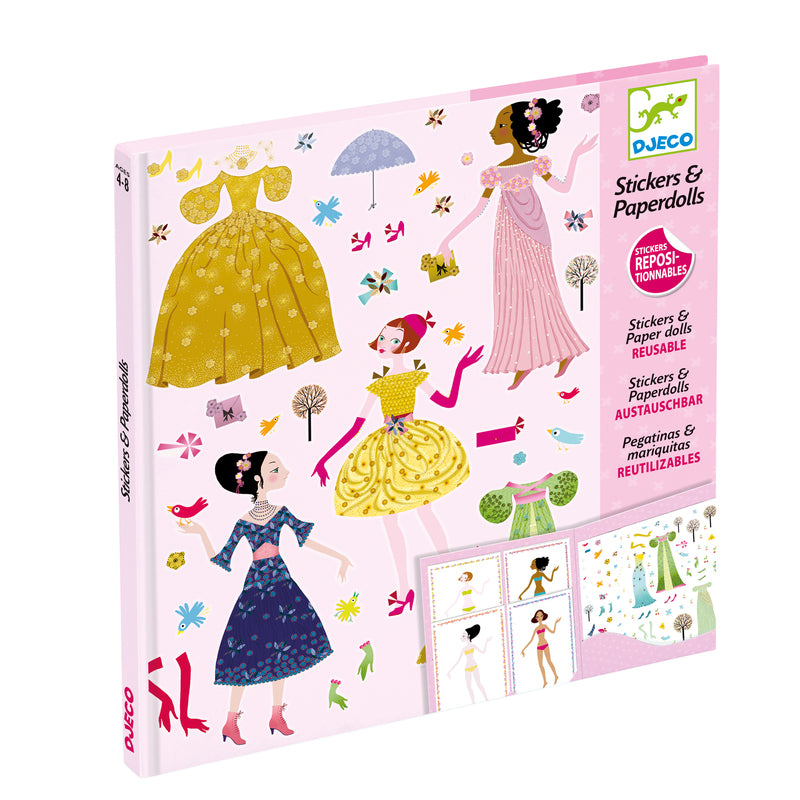 Dresses Through Seasons Stickers And Paper Dolls