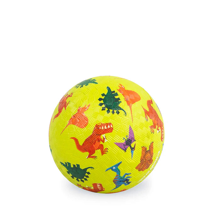 5 inch Playground Ball - Dinosaurs Green