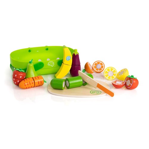 Fat Brain - Fruit & Veggie Basket Set