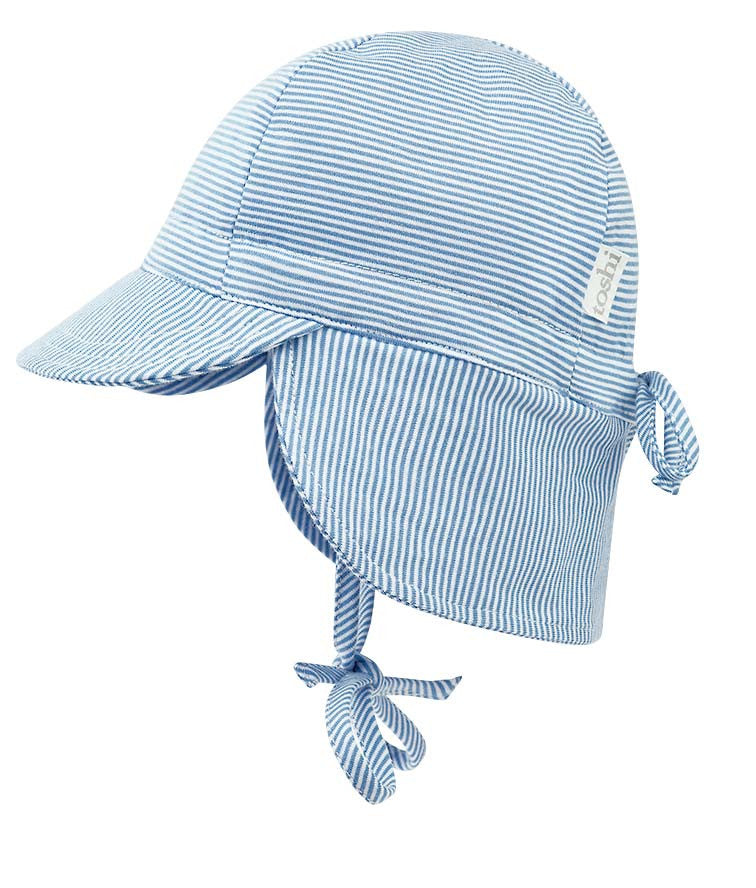 Toshi Sunhat - Baby Flap Cap - Sky